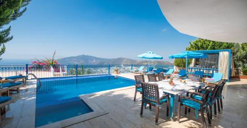 Villa Jasmine Kalkan Kördere Mevkiinde, Denize Manzaralı, Özel Havuzlu, Merkeze Yakın Villa.