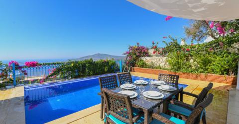 Villa Orkide 2 Kalkan Kördere Mevkiinde, Deniz Manzaralı, Özel Havuzlu, Merkeze Yakın Villa.