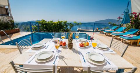 Villa Orkide 3 Kalkan Kördere Mevkiinde, Deniz Manzaralı, Özel Havuzlu, Merkeze Yakın villa.