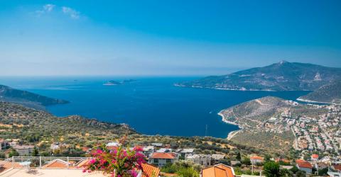 Villa Nar 2 Kalkan Kördere Mevkiinde, Deniz Manzaralı, Özel havuzlu, Merkeze Yakın Villa.