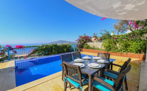 Villa Orkide 2 Kalkan Kördere Mevkiinde, Deniz Manzaralı, Özel Havuzlu, Merkeze Yakın Villa.